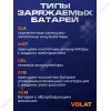 Зарядное устройство для аккумуляторных батарей VOLAT VT-BC122410E 12/24V 10A AGM GEL WET Интеллектуальное, изображение 3