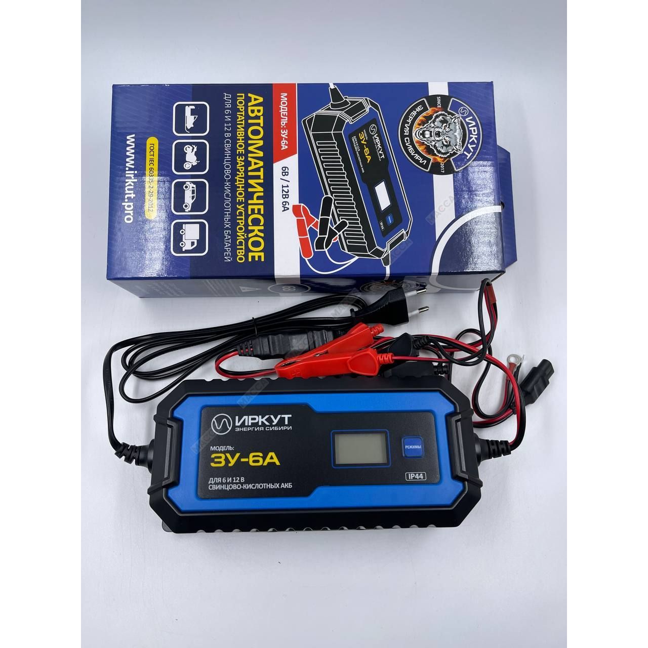Автоматическое зарядное устройство ИРКУТ (6/12В 6А): купить по цене 4 ...