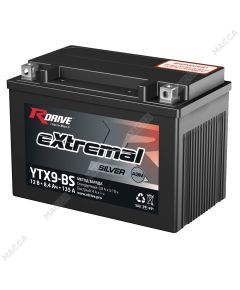 Аккумулятор RDRIVE eXtremal Silver YTX9-BS
