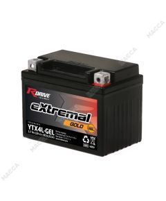 Аккумулятор RDRIVE eXtremal Gold YTX4L (Nano GEL)