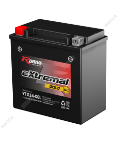 Аккумулятор RDRIVE eXtremal Gold YTX14 (Nano GEL)