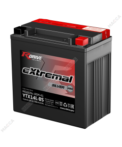 Аккумулятор RDRIVE eXtremal Silver YTX14L-BS