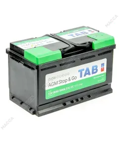 Аккумулятор TAB AGM Stop&Go 6СТ-80.0