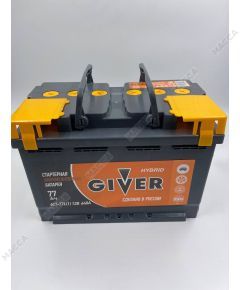 Аккумулятор GIVER HYBRID 6СТ-77.0