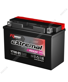 Аккумулятор RDRIVE eXtremal Iridium YT9B-BS