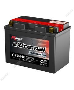 Аккумулятор RDRIVE eXtremal Platinum YTZ14S-BS