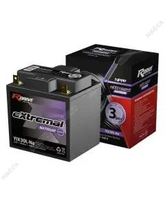 Мотоциклетный аккумулятор RDrive Natrium YIX30L-Na