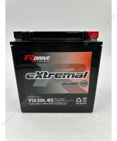 Мотоциклетный аккумулятор RDrive Extremal SILVER YIX30L-BS (SL)