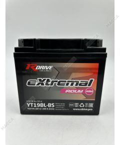 Аккумулятор RDRIVE eXtremal Iridium YT19BL-BS