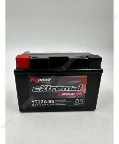Мотоциклетный аккумулятор RDrive eXtremal IRIDIUM YT12А-BS