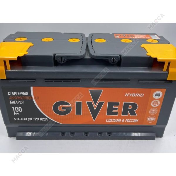 Аккумулятор GIVER HYBRID 6CT -100.0
