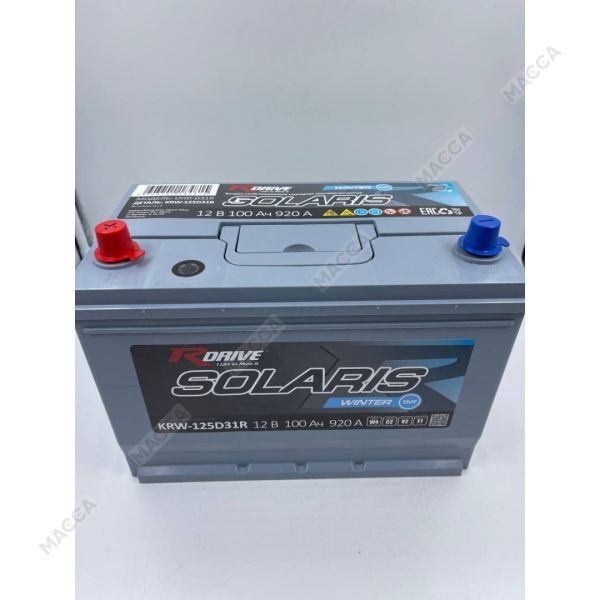 Аккумулятор RDrive SOLARIS WINTER SMF 125D31R, изображение 5