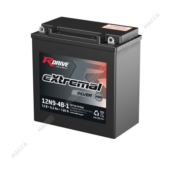 Аккумулятор RDRIVE eXtremal Silver 12N9-4B-1, изображение 15