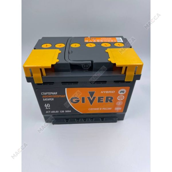 Аккумулятор GIVER HYBRID 6СТ-60.0