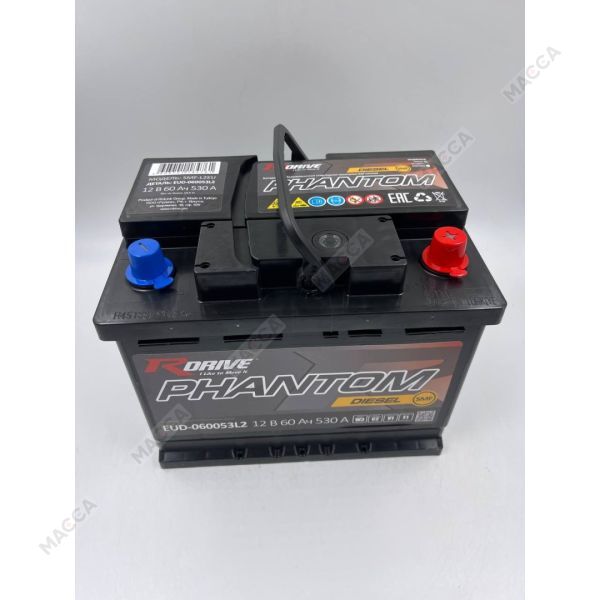 Аккумулятор RDrive PHANTOM DIESEL SMF EUD-060053L2, изображение 2