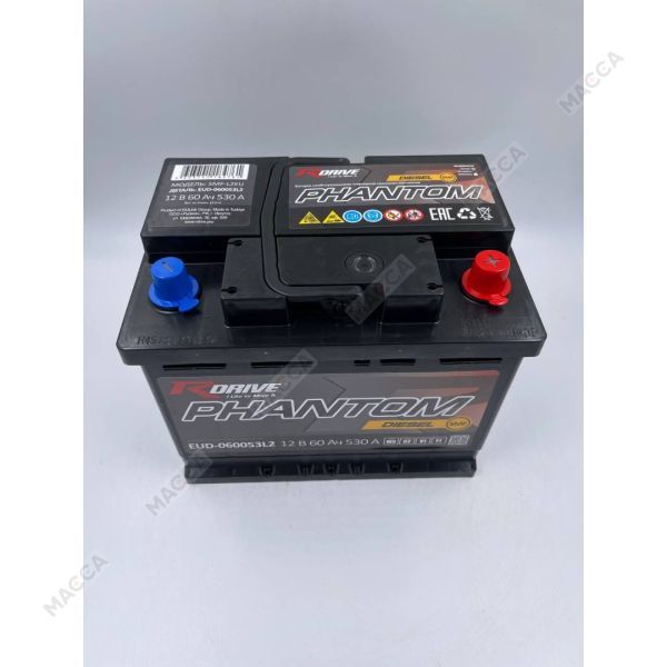 Аккумулятор RDrive PHANTOM DIESEL SMF EUD-060053L2, изображение 6