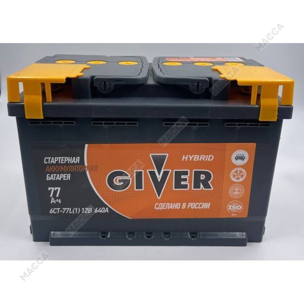 Аккумулятор GIVER HYBRID 6СТ-77.1, изображение 3