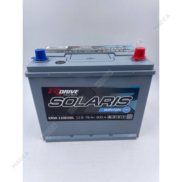 Аккумулятор RDrive SOLARIS WINTER SMF 110D26L, изображение 4