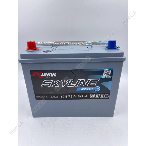 Аккумулятор RDrive SKYLINE WINTER SMF JPW-110D26R, изображение 4