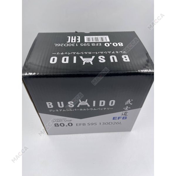 Аккумулятор BUSHIDO EFB  80 обр (130D26L, CA), изображение 5