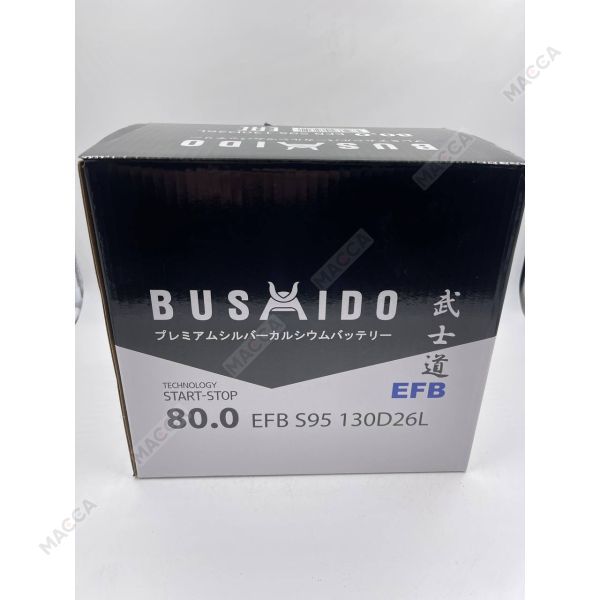 Аккумулятор BUSHIDO EFB  80 обр (130D26L, CA), изображение 6