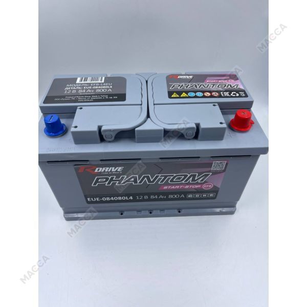 Аккумулятор RDrive PHANTOM START-STOP EFB EUE-084080L4, изображение 2
