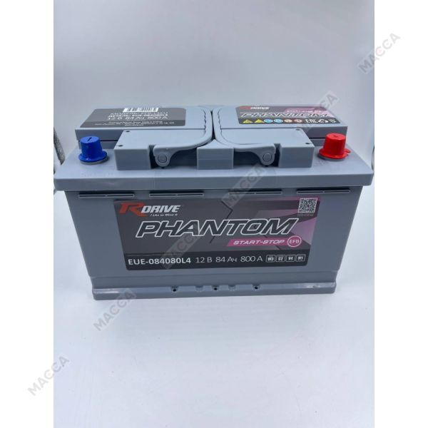Аккумулятор RDrive PHANTOM START-STOP EFB EUE-084080L4, изображение 3