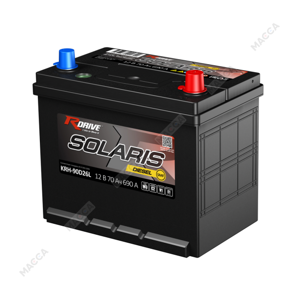 Аккумулятор RDrive SOLARIS DIESEL SMF 90D26L