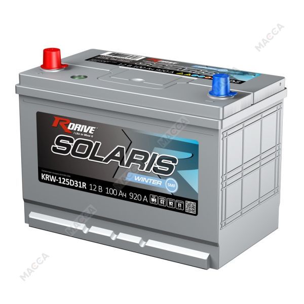 Аккумулятор RDrive SOLARIS WINTER SMF 125D31R