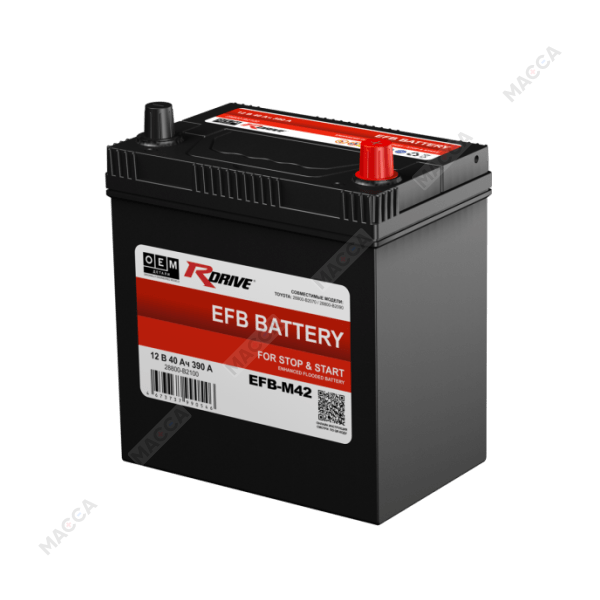 Аккумулятор RDrive OEM EFB-M42 (28800-B2100 TOYOTA)