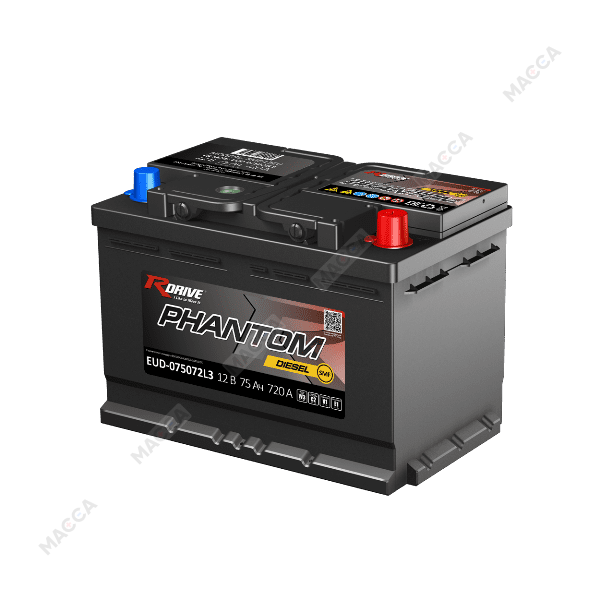 Аккумулятор RDrive PHANTOM DIESEL SMF EUD-075072L3