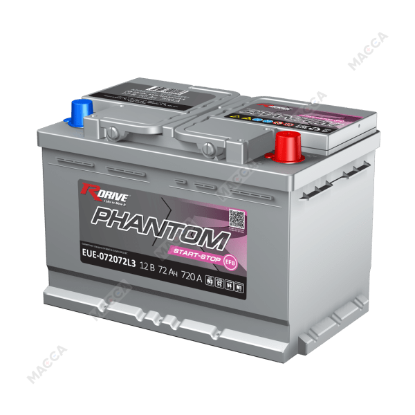 Аккумулятор RDrive PHANTOM START-STOP EFB EUE-072072L3