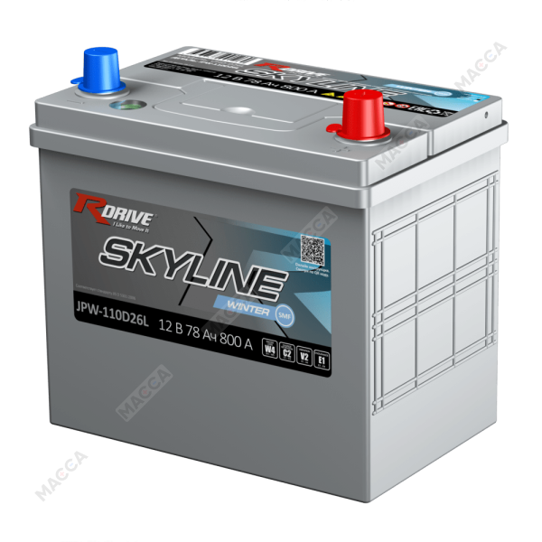 Аккумулятор RDrive SKYLINE WINTER SMF JPW-110D26L