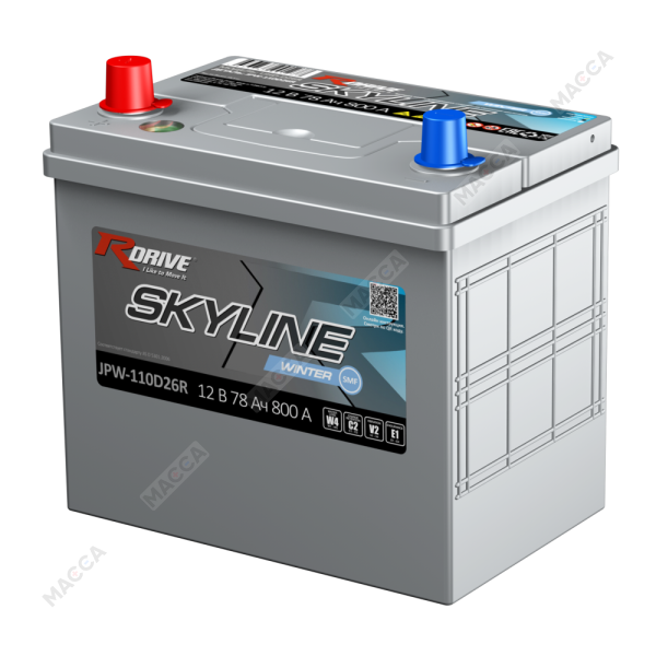 Аккумулятор RDrive SKYLINE WINTER SMF JPW-110D26R