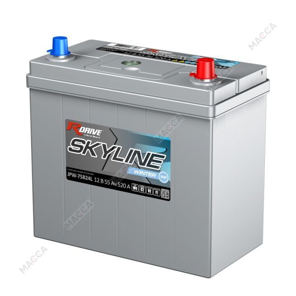 Аккумулятор RDrive SKYLINE WINTER SMF JPW-75B24L