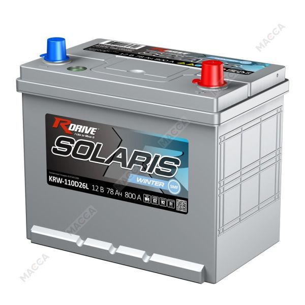 Аккумулятор RDrive SOLARIS WINTER SMF 110D26L