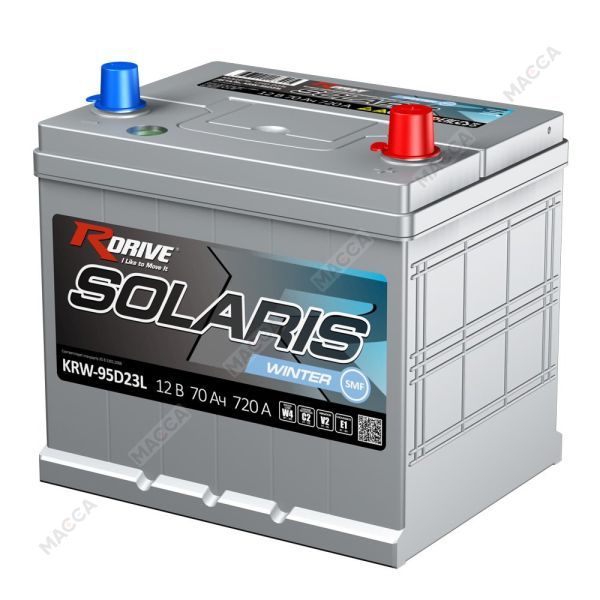 Аккумулятор RDrive SOLARIS WINTER SMF 95D23L