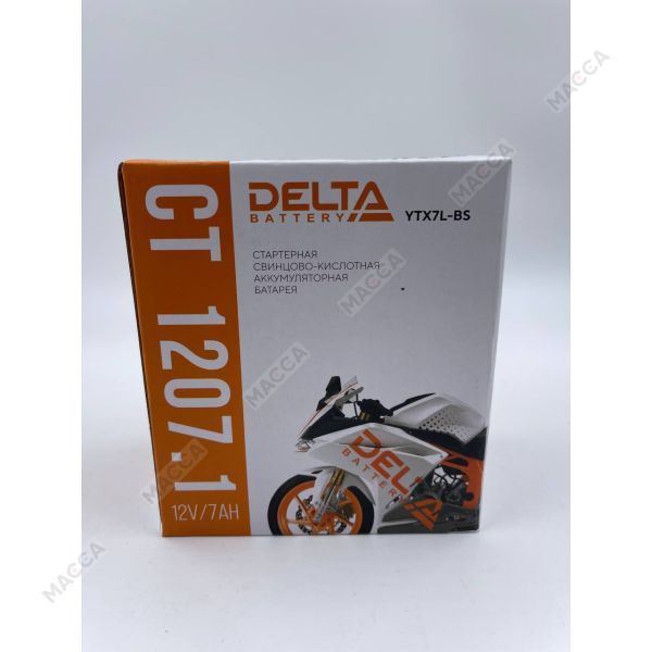 CT 1207.1 (7 A) Delta Аккумуляторная батарея, изображение 2