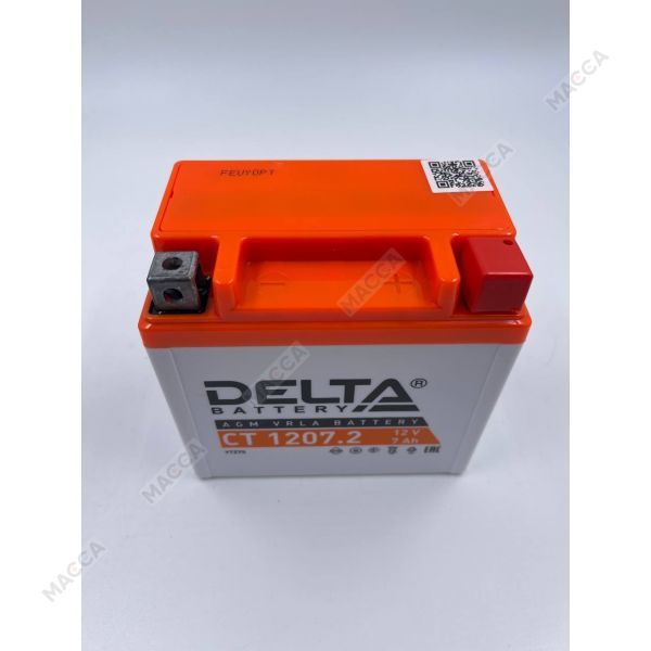 CT 1207.2 (7 A) Аккумуляторная батарея Delta, изображение 4