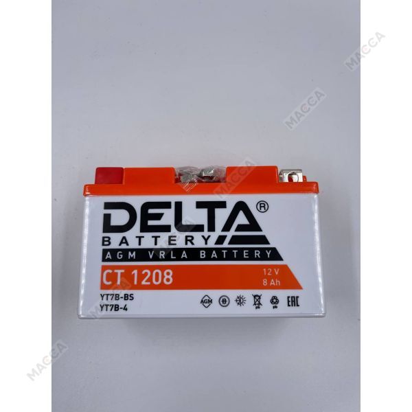 CT 1208 (8 A) Delta Аккумуляторная батарея, изображение 3