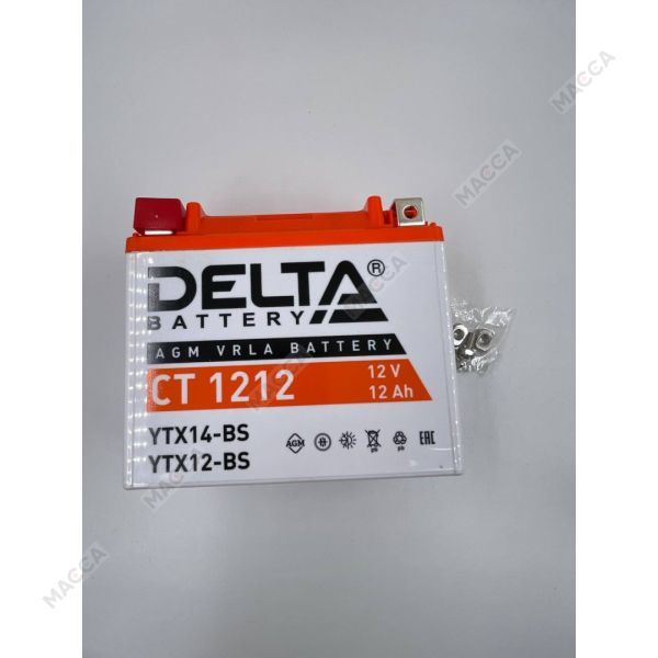 CT 1212 (12 A) Delta Аккумуляторная батарея, изображение 3