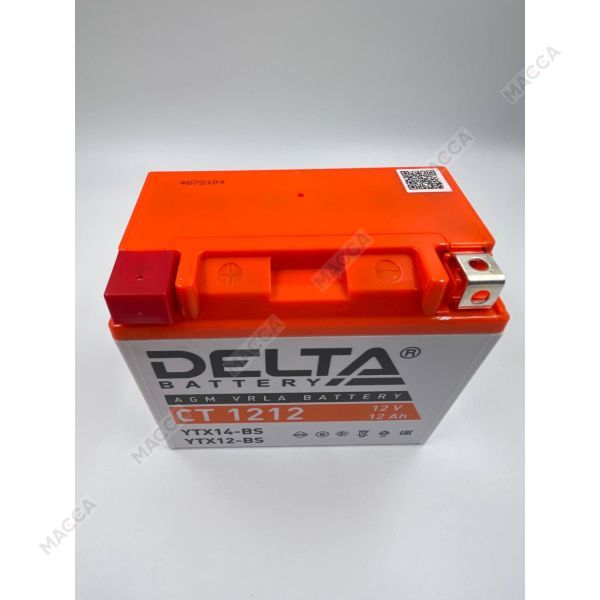 CT 1212 (12 A) Delta Аккумуляторная батарея, изображение 2