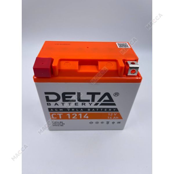 CT 1214 (14 A) Delta Аккумуляторная батарея, изображение 2