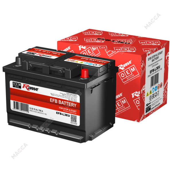 Аккумулятор RDrive OEM EFB-L3EU 28800-31530 (380LN3-IS / H6)