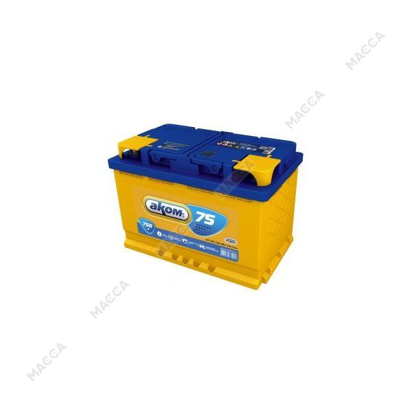 Аккумулятор АКОМ 75L 750A 278x175x190, 4607034730055