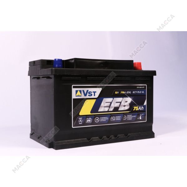 Аккумулятор Vst Стандарт EFB 6СТ-75.0 (575 500 071)