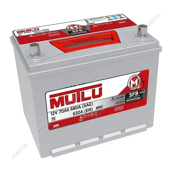 Аккумулятор Mutlu SFB M2 6СТ-70.0 (80D26FL) бортик