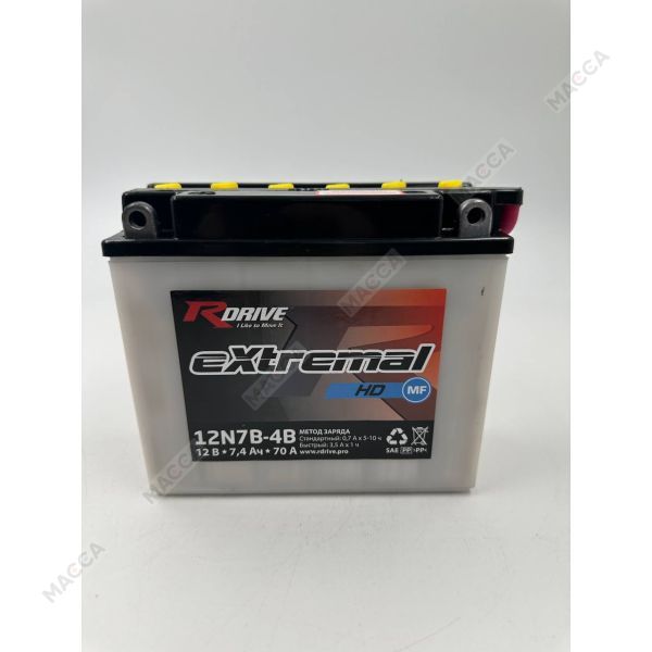 Аккумулятор RDRIVE eXtremal HD 12N7B-4B, изображение 3