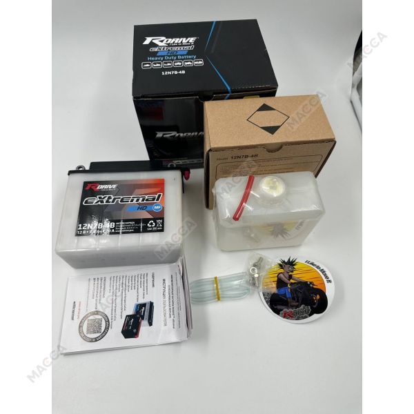 Аккумулятор RDRIVE eXtremal HD 12N7B-4B, изображение 7