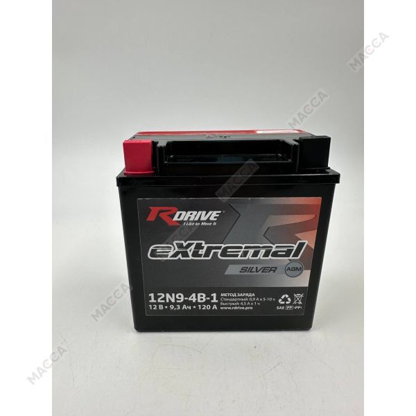 Аккумулятор RDRIVE eXtremal Silver 12N9-4B-1, изображение 2